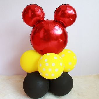 Vajilla desechable de Mickey mouse anniversaire 1 suministros de fiesta de cump 