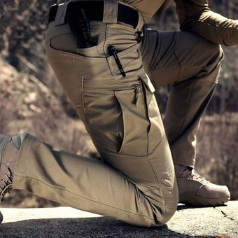 #Black Camo Pantalones militares de senderismo para hombre,pantalón de chándal táctico,impermeable,multibolsillos,para deportes al aire libre,montaña,Camo 