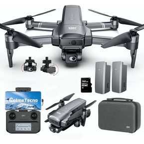Drone Sjrc F22s Pro Cámara 4k Real Eis Sensor Láser Gps + Sd