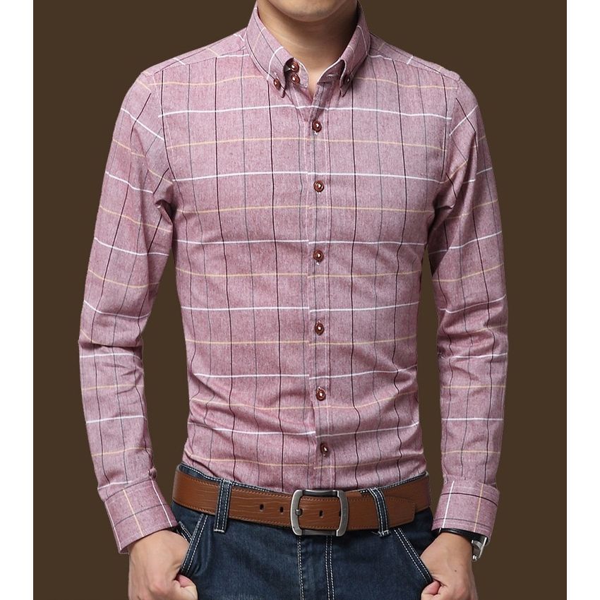 camisas de vestir hombre slim fit