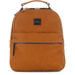 Bolsa Backpack Cloe con Bolsillo Frontal color Tan para Mujer