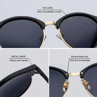 Simprect Tr90 gafas de sol polarizadas retro gafas de solmujer 
