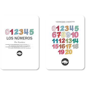 Flash Cards Números productos didácticos 