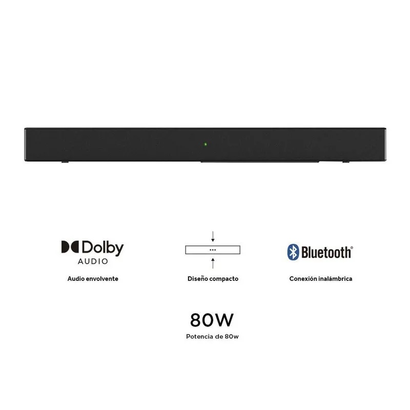 Barra de sonido TCL TS3100 2.0 canales con Dolby Audio