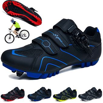 con auto zapato de bloqueo Unisex zapatillas deportivas profesionales para deportes al aire libre Zapatos de Ciclismo de montaña para Hombre y mujer #GREY 