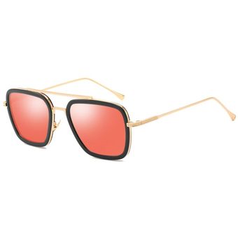 gafas de sol Steampunk de（#TN8） gafas de sol para hombres y mujeres Gafas Tony Stark 