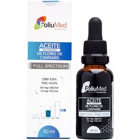 Aceite CBD 5% 1.500 mg x 30 ml. FoliuMed