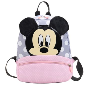 Mochila De Viaje Para Bebes Para Jardin De Infantes Y Escuela Primaria De Dibujos Animados De Mickey Minnie Bowknot De Felpa 2 7 Anos Pink B Linio Peru Un055tb0yxxjrlpe