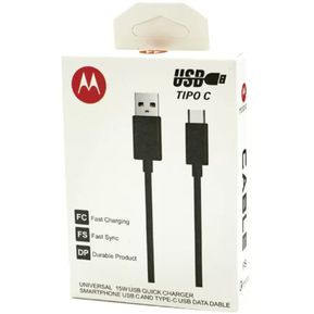 Cable Tipo C Motorola Carga Rapida Caja