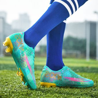 Zapatos Fútbol Hombre Azul 