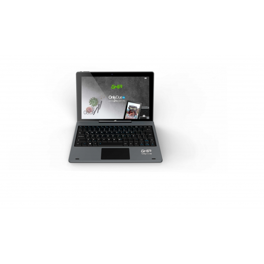 Laptop Ghia 2 En 1 Desmontable Dualcore 10.1 3/64gb W10 Pro touch