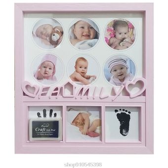 Soporte de exhibición de fotos colgantes para pared de bebé,marco de 