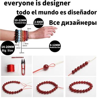 Accesorios De Pulsera De Collar De Joyas De Piedras Ovadas 