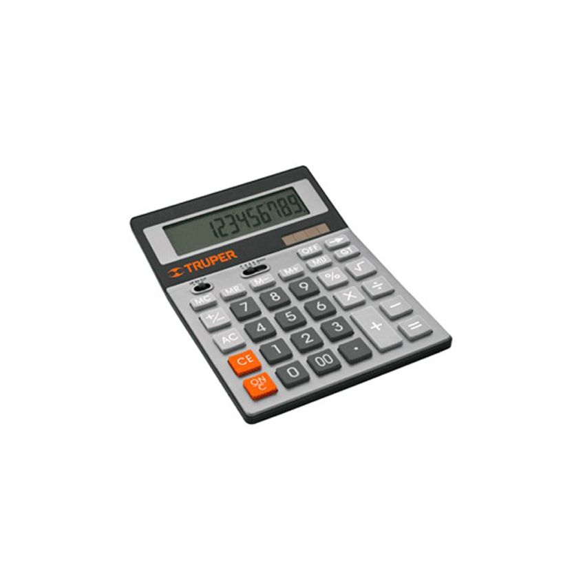 Calculadora Compacta de Escritorio Truper 60482 - CALC-19E
