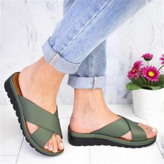 Zapatillas de verano para mujeres plataforma de sandalias sandalias 