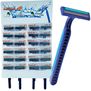 Maquina de afeitar desechable D´Razor 2 hojas azul x 24 unidades
