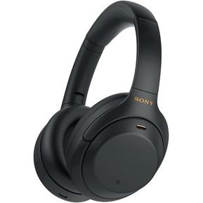 Audífonos Sony Noise Cancelling Bluetooth Hi-Res Wh1000xm4 Color Negro