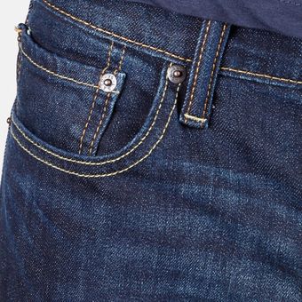 Levi's Men's 511 Jeans de Calce Ajustado en Azul Oscuro Lavado 04511-0460 RRP £ 85