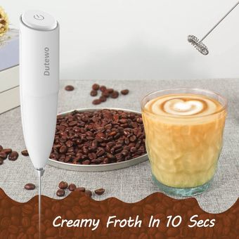 Hand Mixer Milk Frother for Coffee - Dutewo Frother Handheld Foam