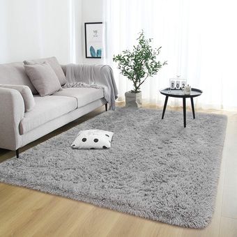 Fluffy tapetes rectangulares para vivir decoración de la habitación 