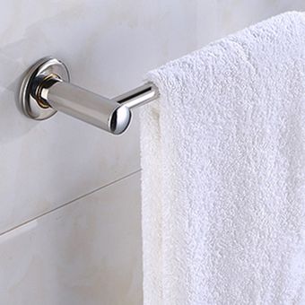 Acero inoxidable anti-herrumbre estante de toalla de baño WC almacenamiento colgante de la barra de Rod 