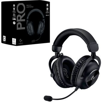 AURICULARES GAMING LOGITECH PRO X SONIDO 7.1 AUXILIAR - Negro — Cover  company