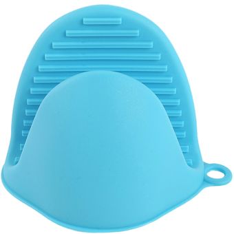 Guantes de silicona antideslizantes con Clip de aislamiento térmico para cocina,accesorios para horno para el hogar 