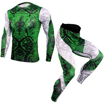 #9 Fitness secado rápido conjunto ajustado para correr deporte trotar gimnasio Chándal de para hombre 