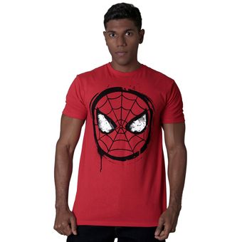 Playera Moda Hombre Rojo Spiderman 56504346 | Linio México -  SP493FA19XZI7LMX