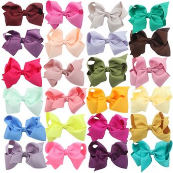 1 Pc Bow Para El Cabello De La Niña 4.5 Pulgadas Horquilla 