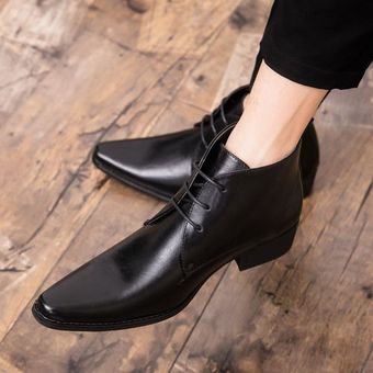 botines formales para hombre