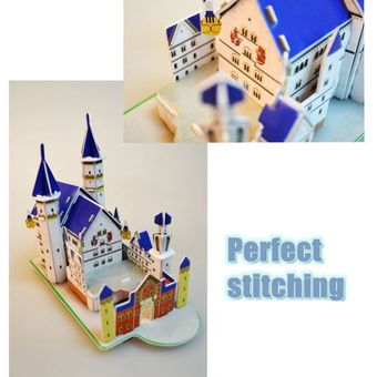 Rompecabezas tridimensional Mini-mundo construcción de modelos mundialmente famoso edificio de cartón de papel juguetes educativos MONTAJE 