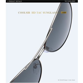 nuevo diseño de marca de lujo gafas de sol polarizadas antirreflejos d 
