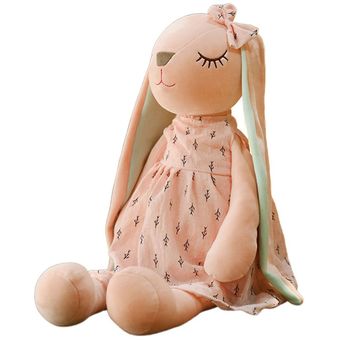 Muñeca de peluche de la muñeca de la muñeca del conejito lindo bebé calmante de conejo bebé con muñeca para dormir 