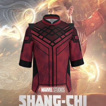 Camiseta De Cosplay De Shang-Chi Ropa Deportiva Informal De Superhéroe 