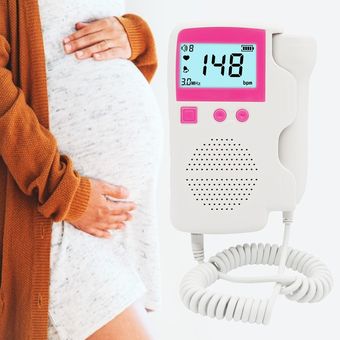 Pantalla LCD Doppler Fetal 3,0 MHz Prenatal Monitor de frecuencia ca 