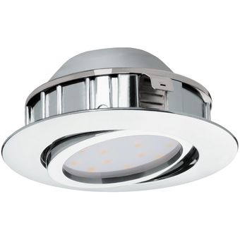 Foco embutido aluminio blanco LED 6W-Eglo Foco embutido aluminio blanco LED 6W-Eglo