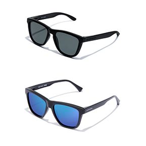 Set 2 Lentes de Sol Hawkers Mujer ONE RAW+ONE LS RAW. Negro/Azul