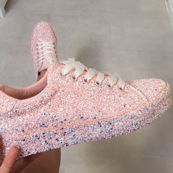 zapatillas con brillo para mujer