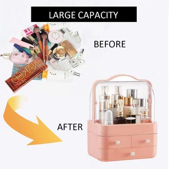 Caja Cosmetiquera Organizador Maquillaje Mujer 3 Cajones