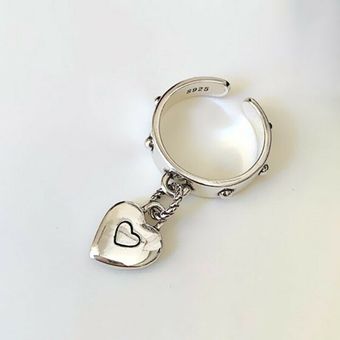 Pareja 925 Anillo De Flecos De Amor De Plata Esterlina Sra 