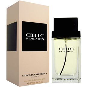 Locion Carolina Herrera Chic For Men Hombre 100ml 3.4oz EDT Perfume