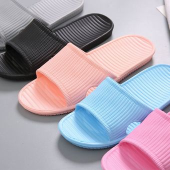 Zapatillas de hombre de los hombres unisex para mujer Baño resistente a prueba de planos zapatillas de playa interior 