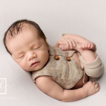 Bebé traje para foto recién nacido Caballero traje de bebé accesorios utillería de fotografía GXMB 