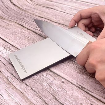 afilador angular fijo #1000 Grit Afilador de cuchillos de cocina hoja de diamante con Material EVA 