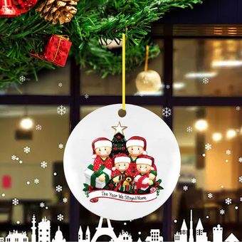 2020 Nueva decoración de árbol de Navidad iluminado colgante sin 