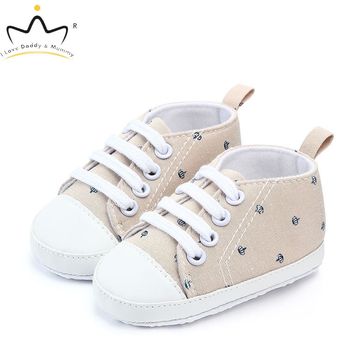 I Loveadd& Mummy-zapatos lonaaraebé nacidozad 