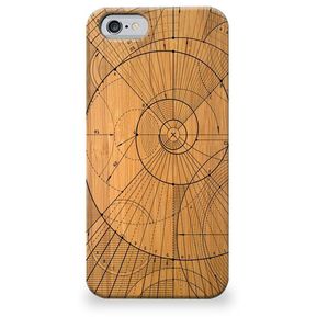 Funda para iPhone 6 Plus - Wood Spiral, Madera