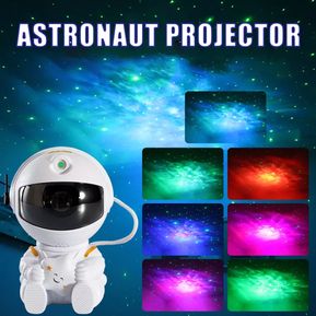 Astronauta Nebulosa Proyector De Luces Con Control Remoto