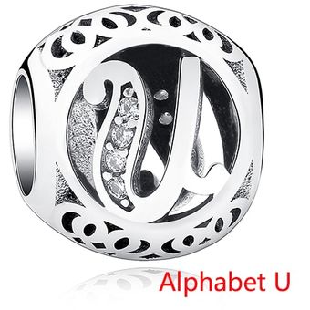 Las Cuentas Belawang Retro A-z Se Ajustan A La Pulsera 925 